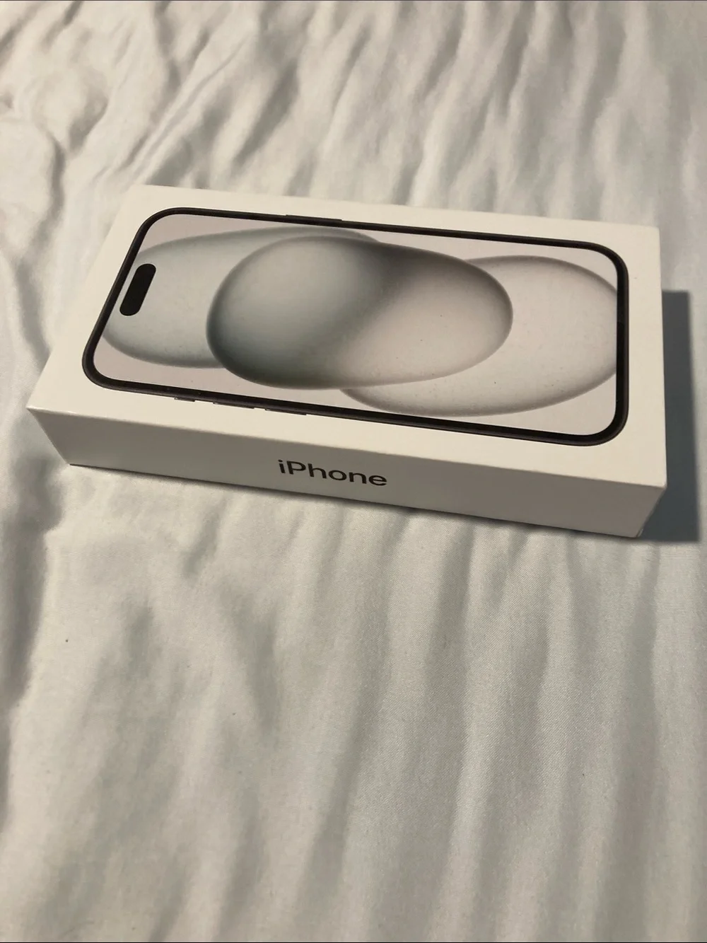 Apple iPhone Box - White with Gray Artwork